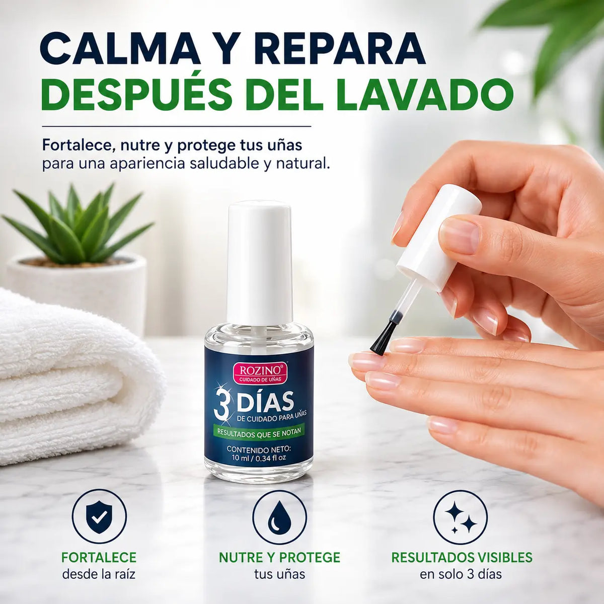 Reparador de Uñas Fórmula Alemana | X5 Unidades 🇩🇪