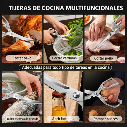 Tijeras Alemanas para Cocina + E-Book Gratis de Recetas