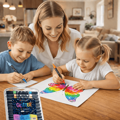 Glitter Market® 72 Colores Metalizados Premium