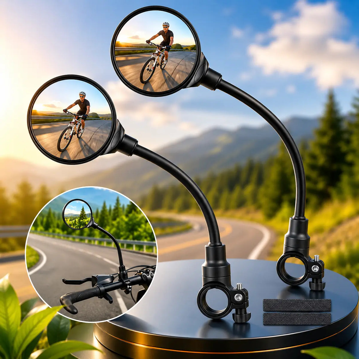 BikeMirror Pro™ - Más visibilidad para más seguridad.