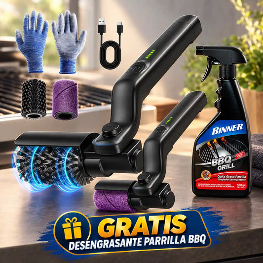 Power Clean™ Cepillo eléctrico para parrilla