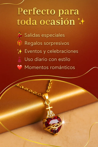 Collar Sagrado Corazón❤️‍🔥 + Gratis Caja de Regalo.