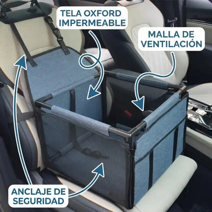 Cama de mascotas para silla de Automóvil