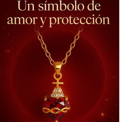 Collar Sagrado Corazón❤️‍🔥 + Gratis Caja de Regalo.