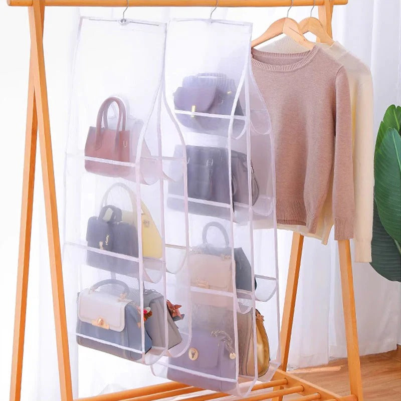 Organizador de bolsos y carteras 8 Puestos✅