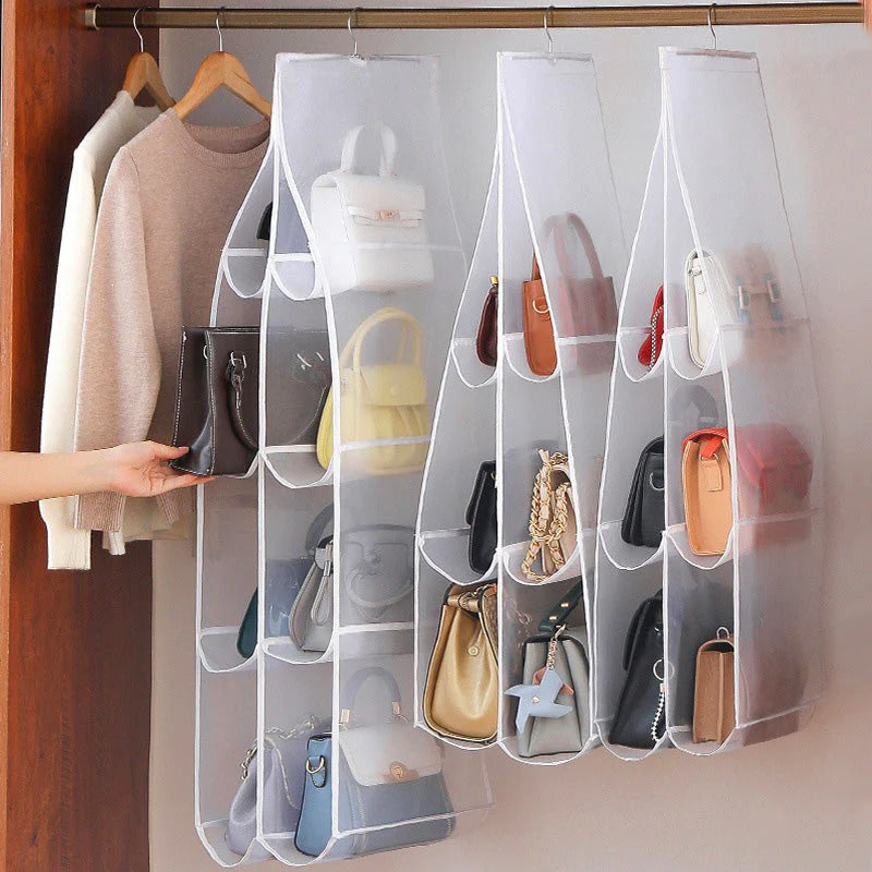 Organizador de bolsos y carteras 8 Puestos✅