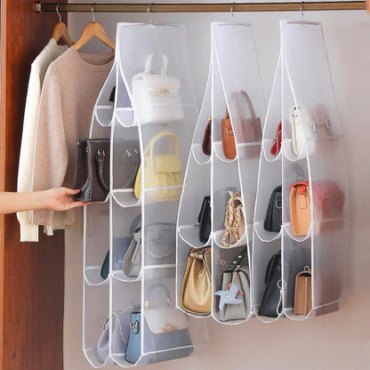 Organizador de bolsos y carteras 8 Puestos✅