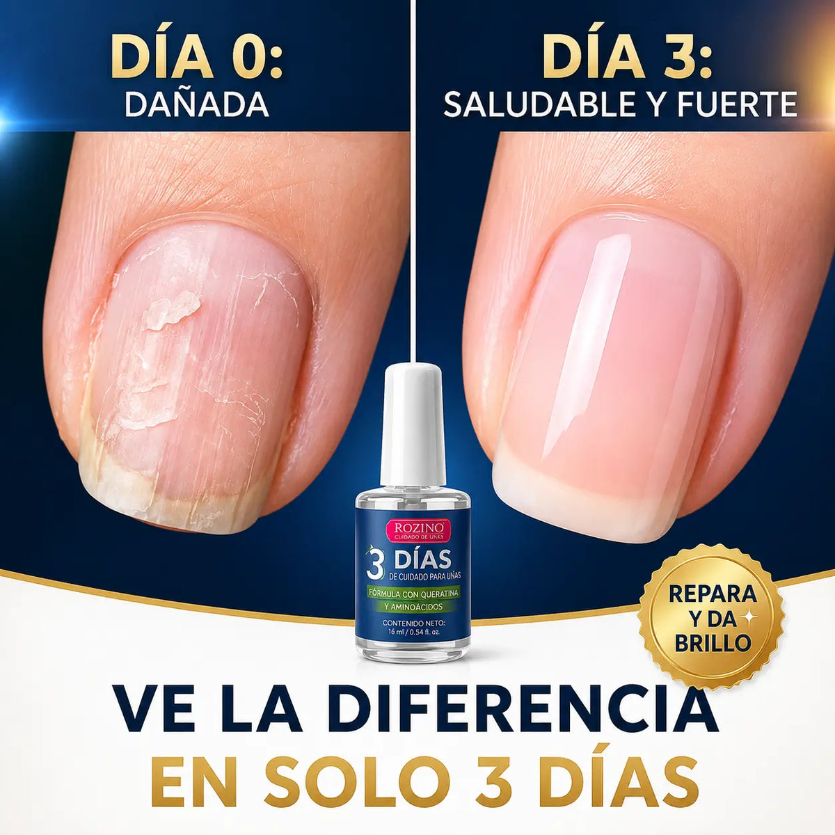 Reparador de Uñas Fórmula Alemana | X5 Unidades 🇩🇪